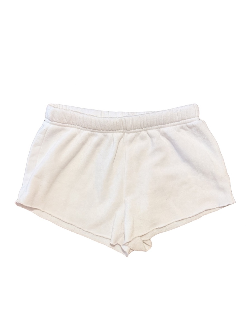 Katie J Tween Dylan White Drawstring Short Girls size Medium soft girl aesthetic